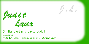 judit laux business card